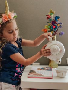 tea time, diy flower, egg carton craft