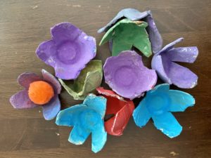 egg carton, diy, easter