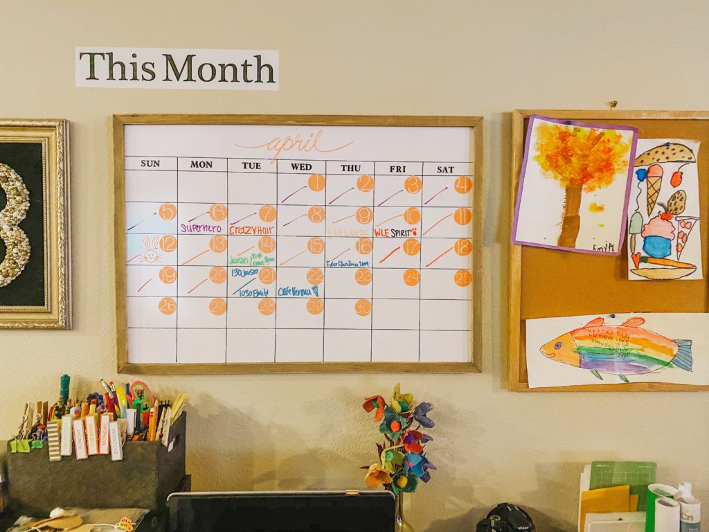 DIY Calendar, months