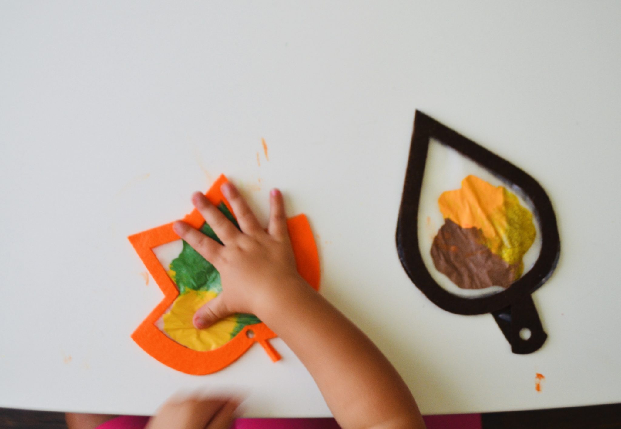 Sensory Fall Leaf Painting For Toddlers Mamallamallama On The Weekly   Dsc 0035 2048x1416 