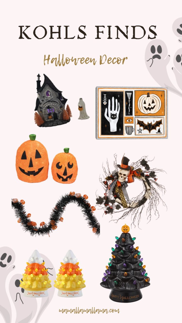 Kohls Halloween Home Must Haves Mamallamallama on the weekly