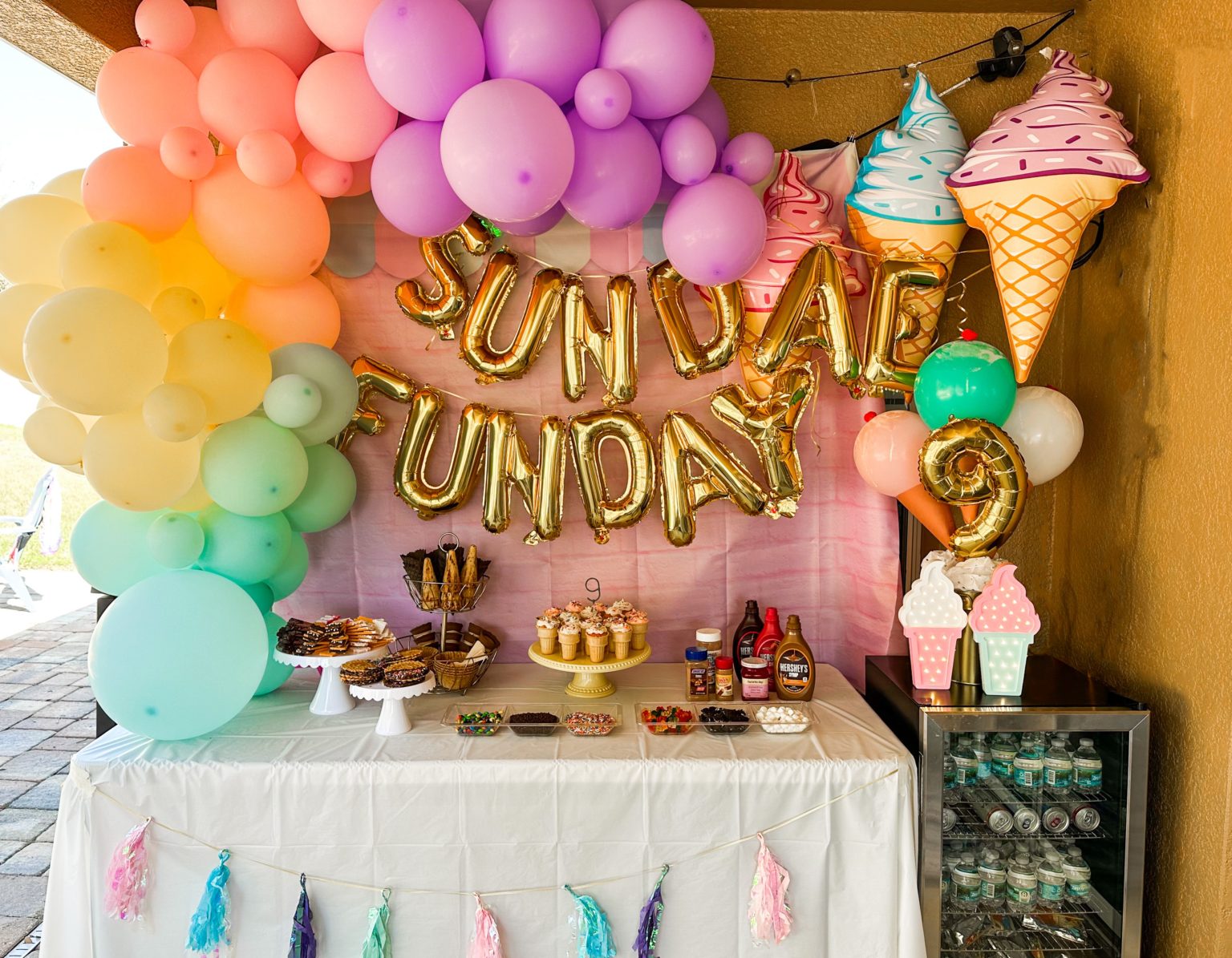 Sundae Funday Ice Cream Party Mamallamallama on the weekly