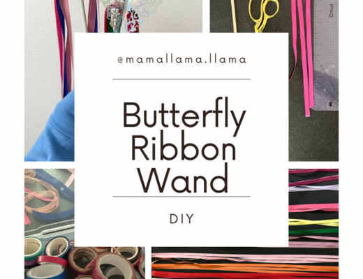 Butterfly ribbon wand