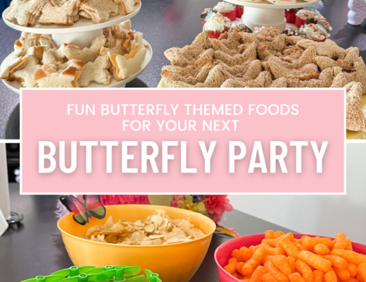 Butterfly party foods