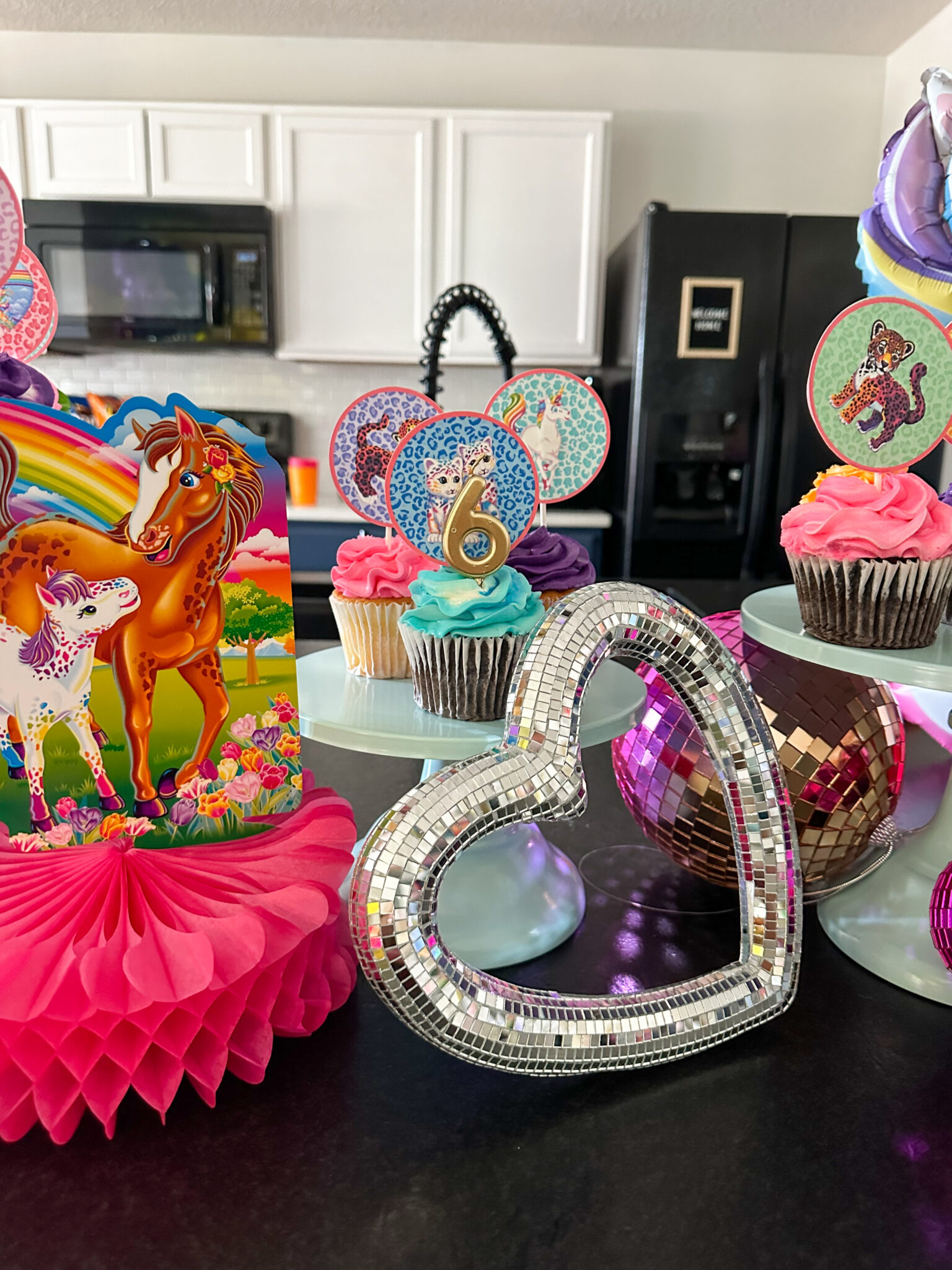 At Home Lisa Frank Birthday Party - Mamallamallama on the weekly